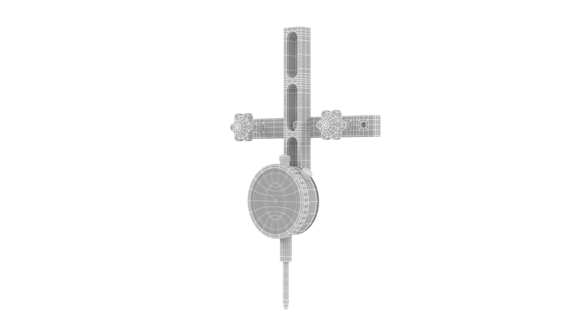 Table Saw Dial Indicator Gauge 3D model_9