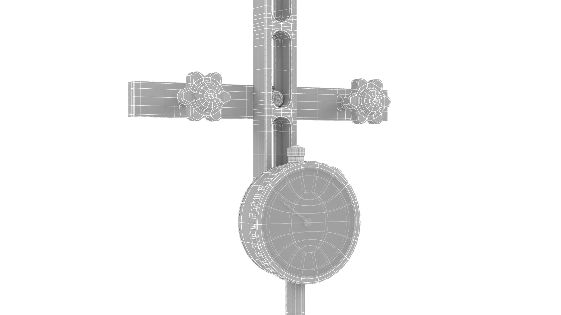 Table Saw Dial Indicator Gauge 3D model_10