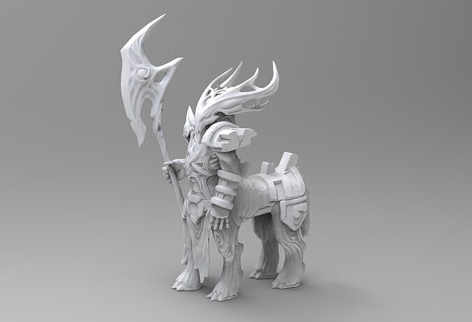 Elderwood Hecarim from League Of Legends 3D print model