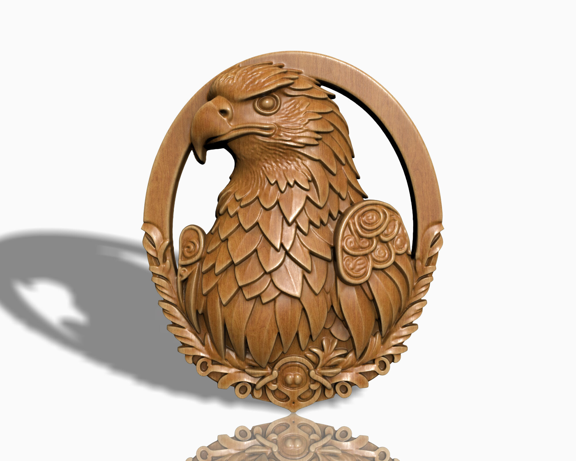 EAGLE RELIEF FOR CNC AND 3D PRINTING 3D print model_3
