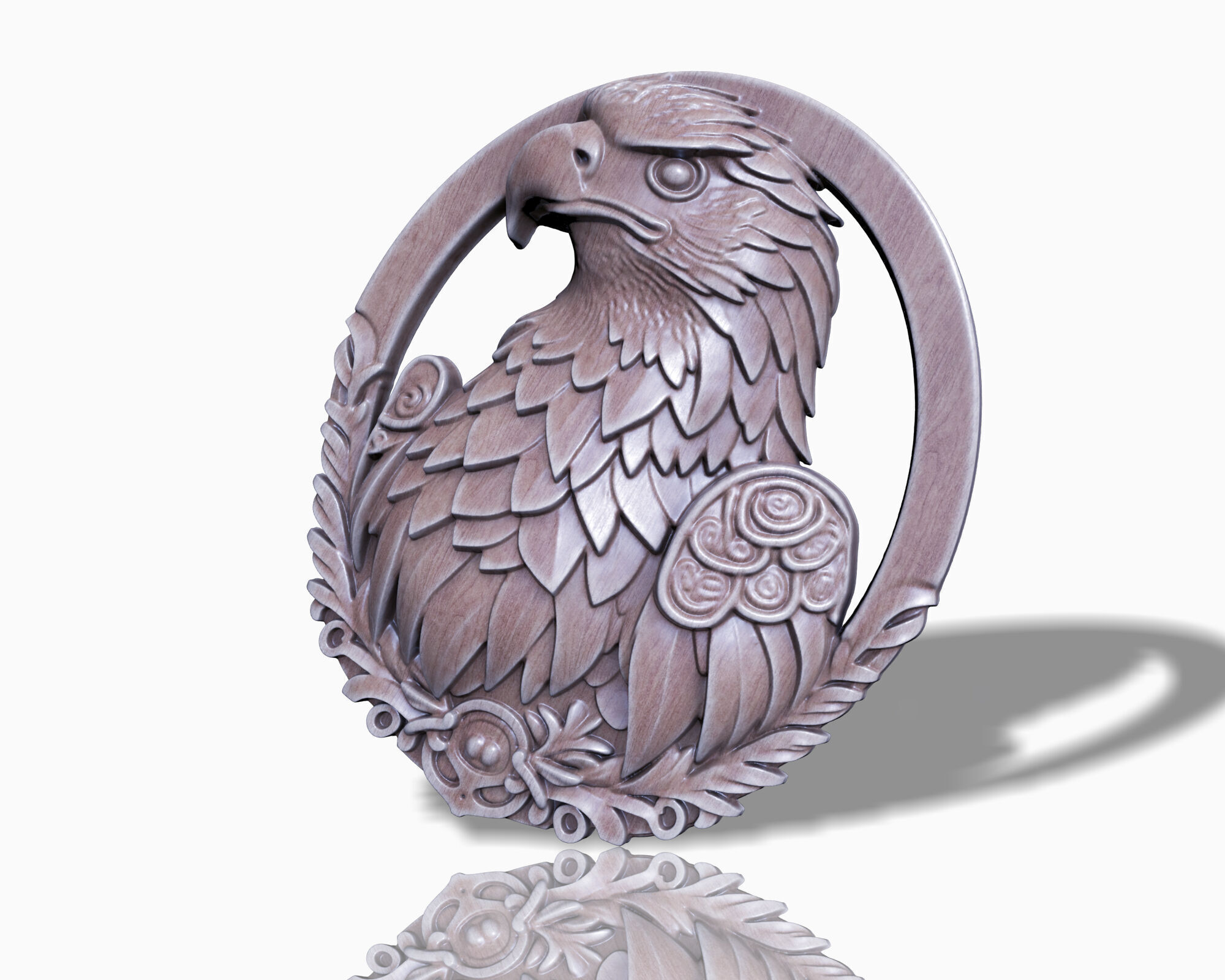 EAGLE RELIEF FOR CNC AND 3D PRINTING 3D print model_4