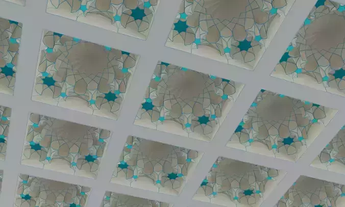 3D Model Islamic Ornament Set 01 -Muqarnas Ceiling