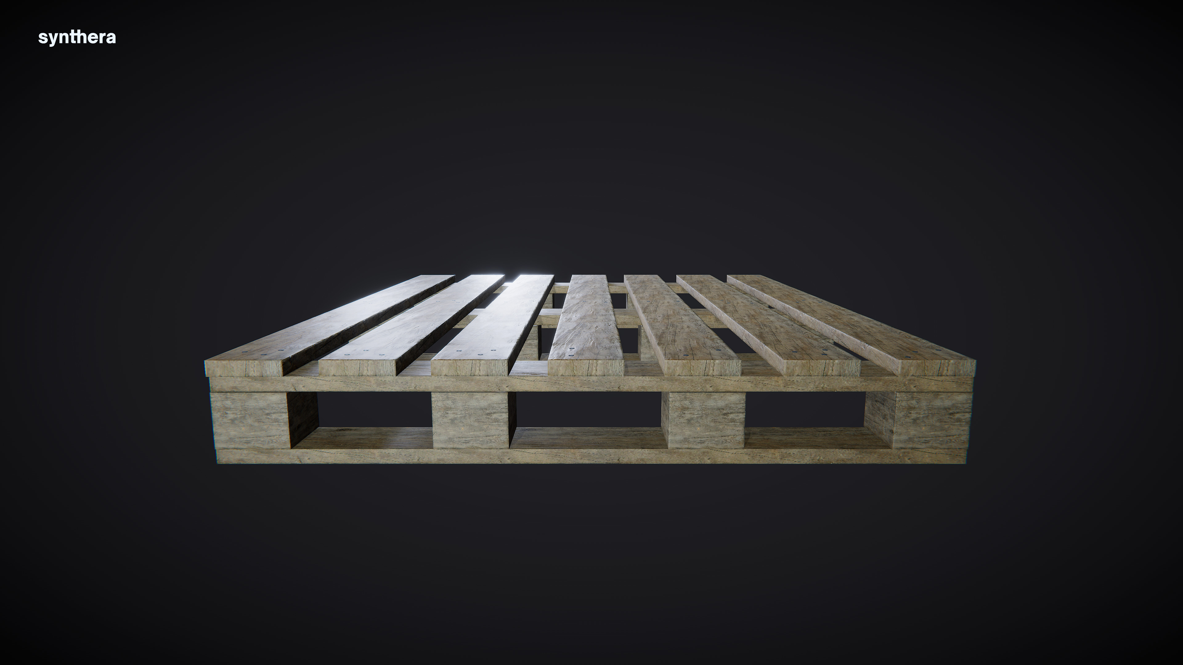 Pallet 01 Natural 3D model_4