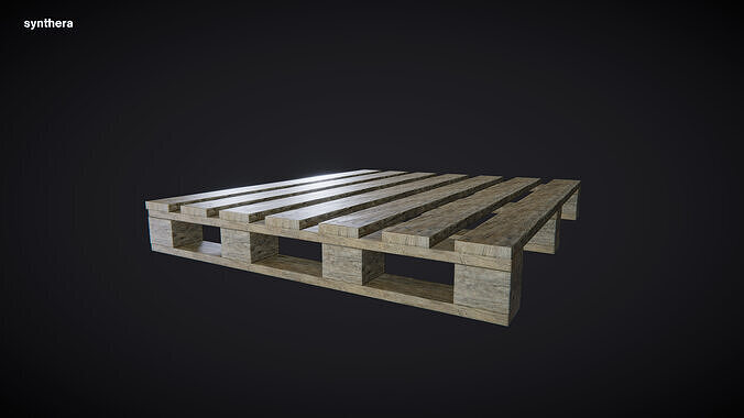 Pallet 01 Natural 3D model