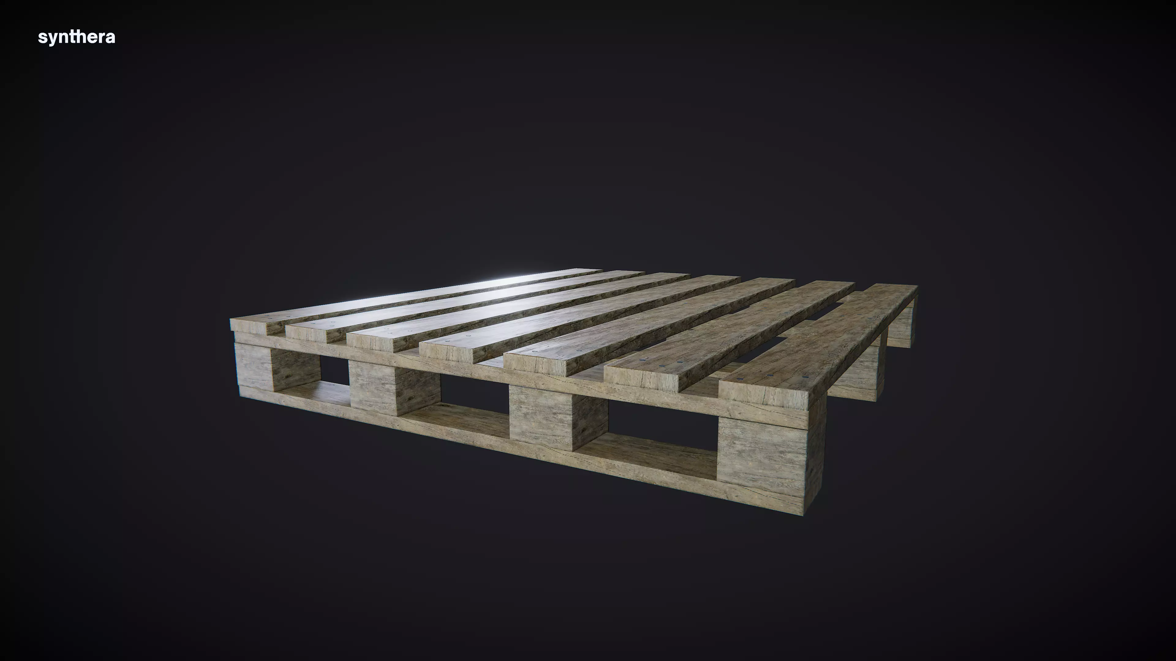 Pallet 01 Natural 3D model_0