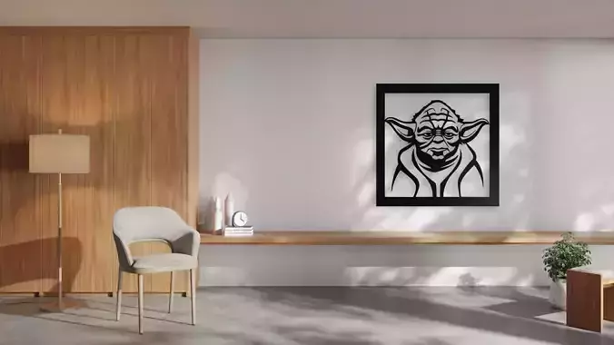 Yoda Wall Art Decor