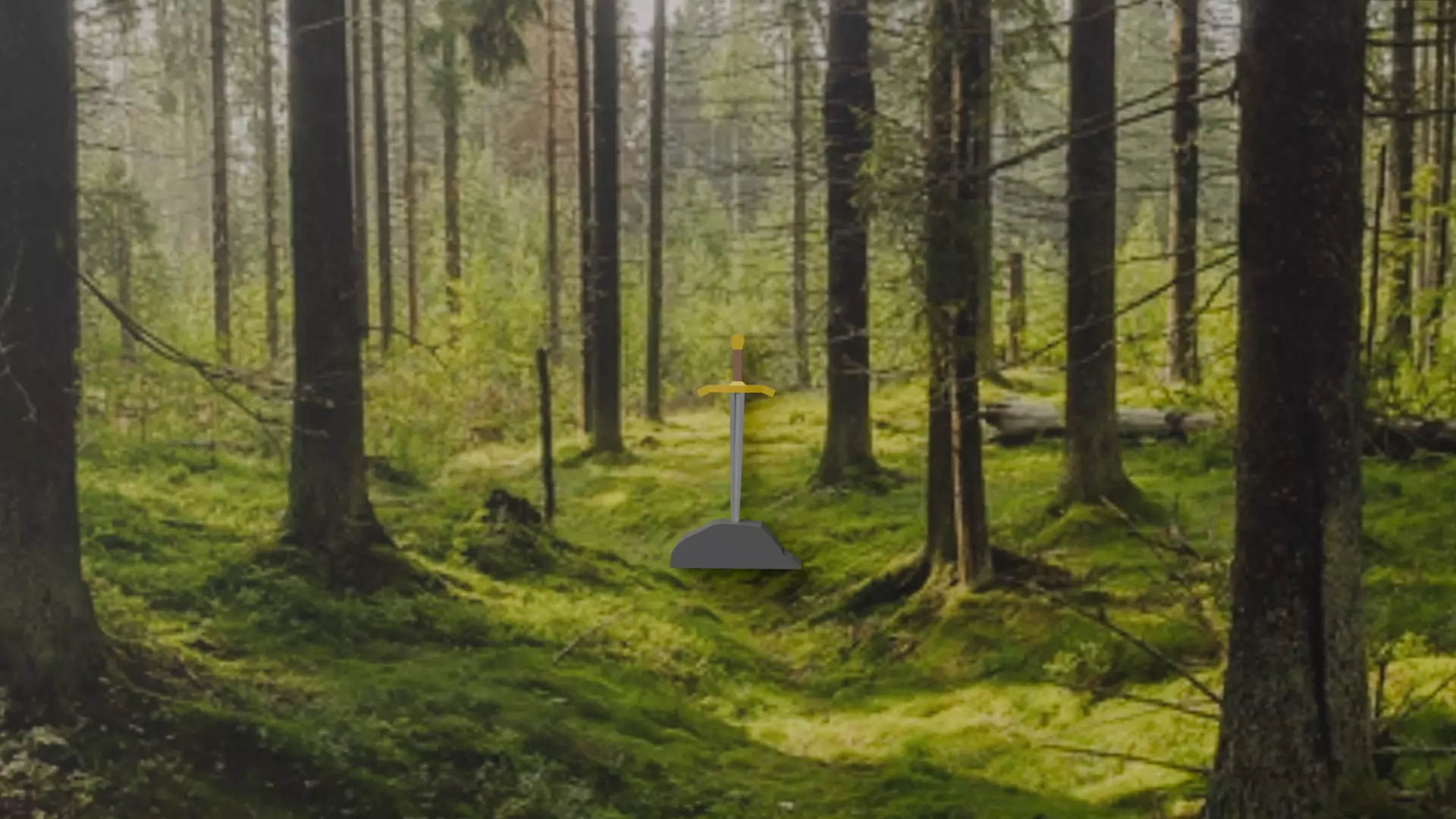 Sword In The Stone Free low-poly 3D model