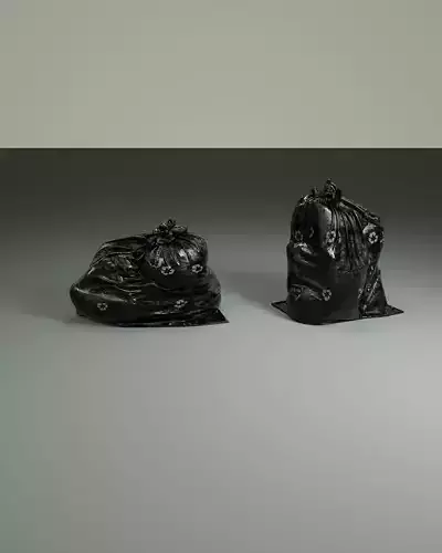 Garbage Bags 3D Model for cinema4d - octane render-