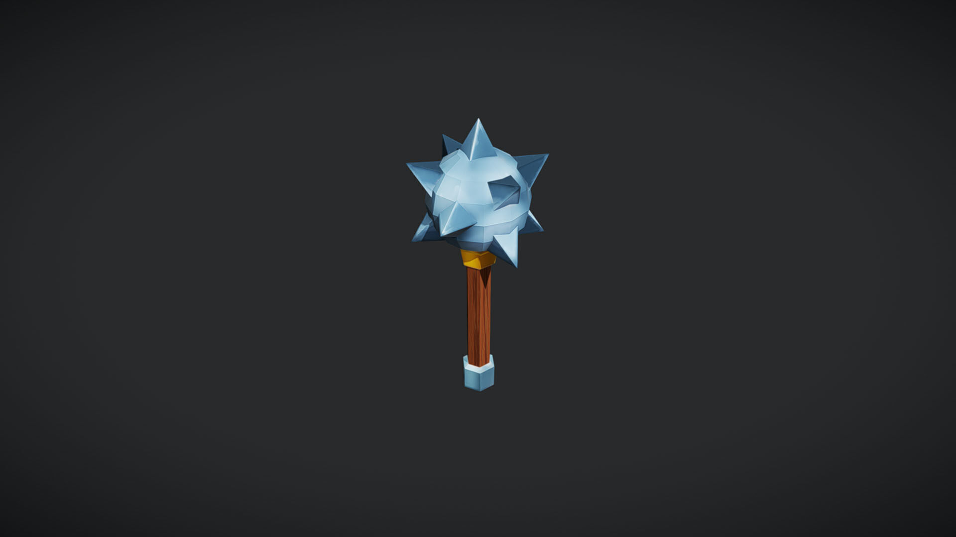 Stylized Weapons Set  Low-poly 3D model_14