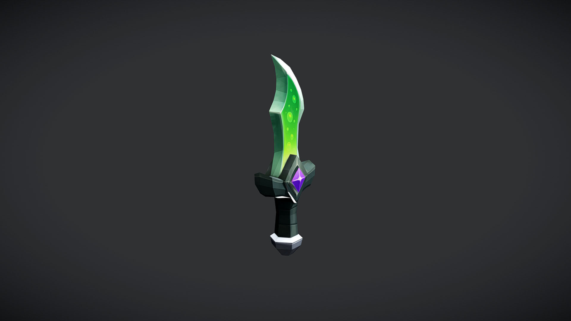 Stylized Weapons Set  Low-poly 3D model_6