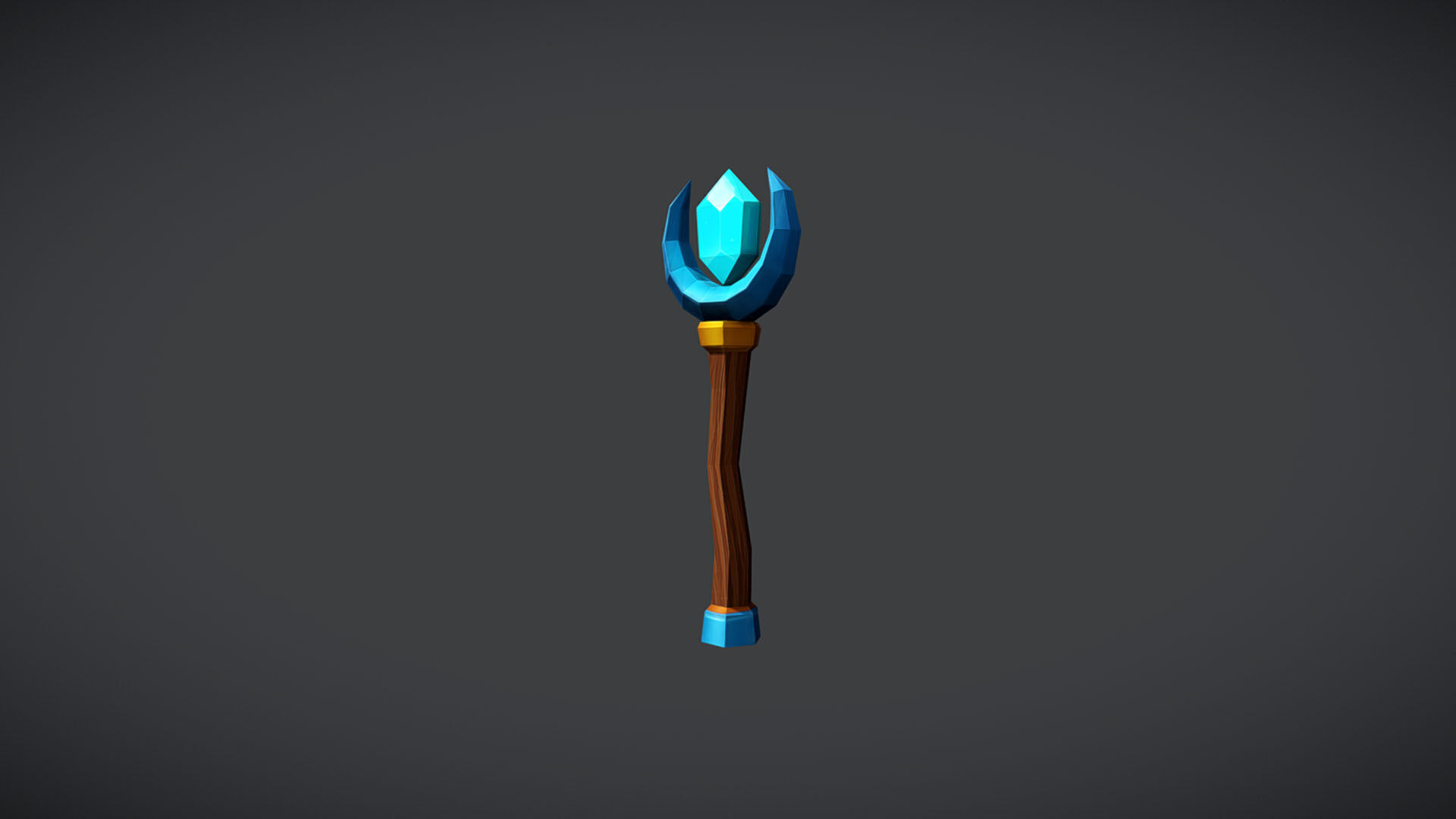 Stylized Weapons Set  Low-poly 3D model_15