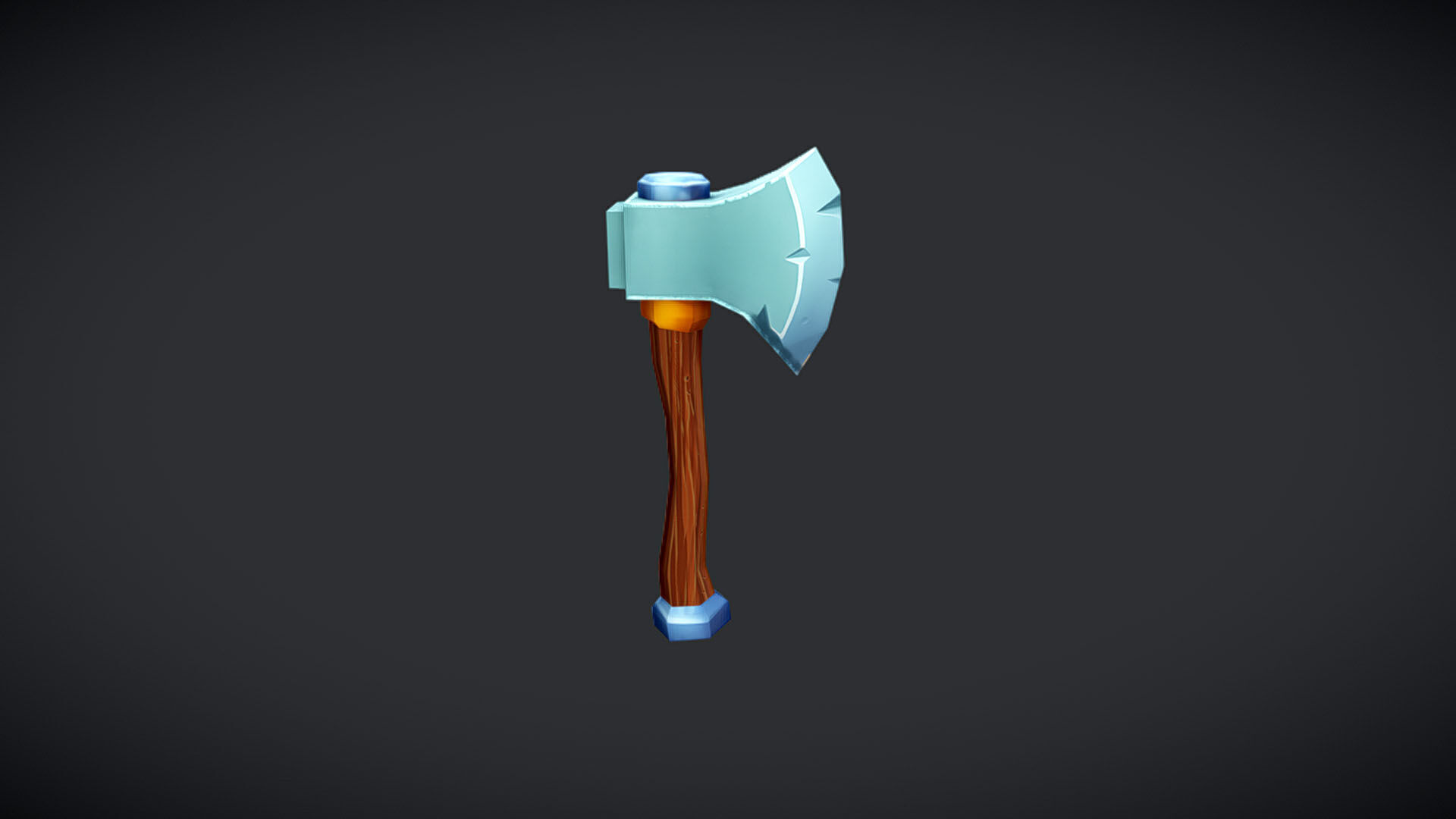 Stylized Weapons Set  Low-poly 3D model_1