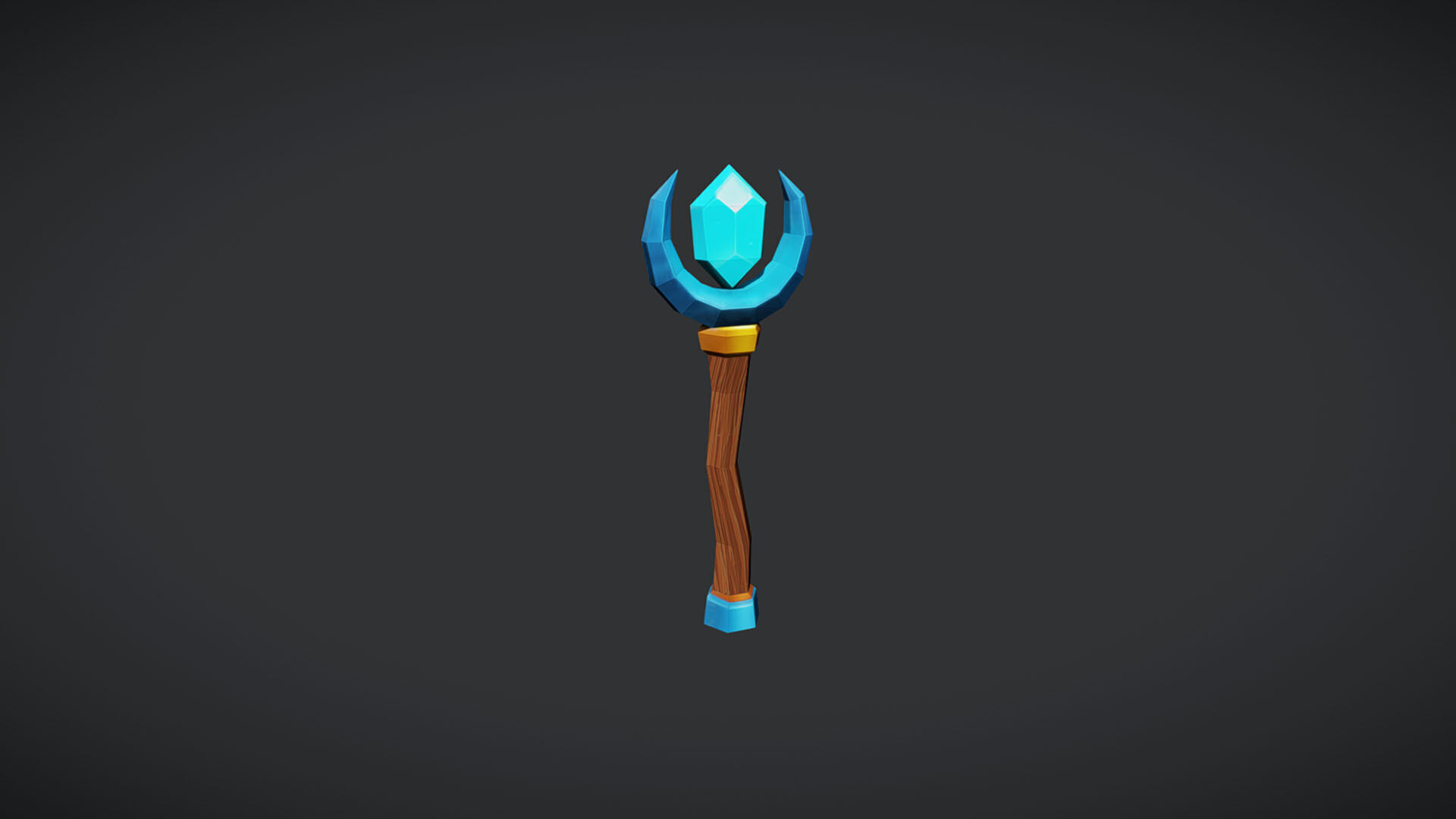Stylized Weapons Set  Low-poly 3D model_16