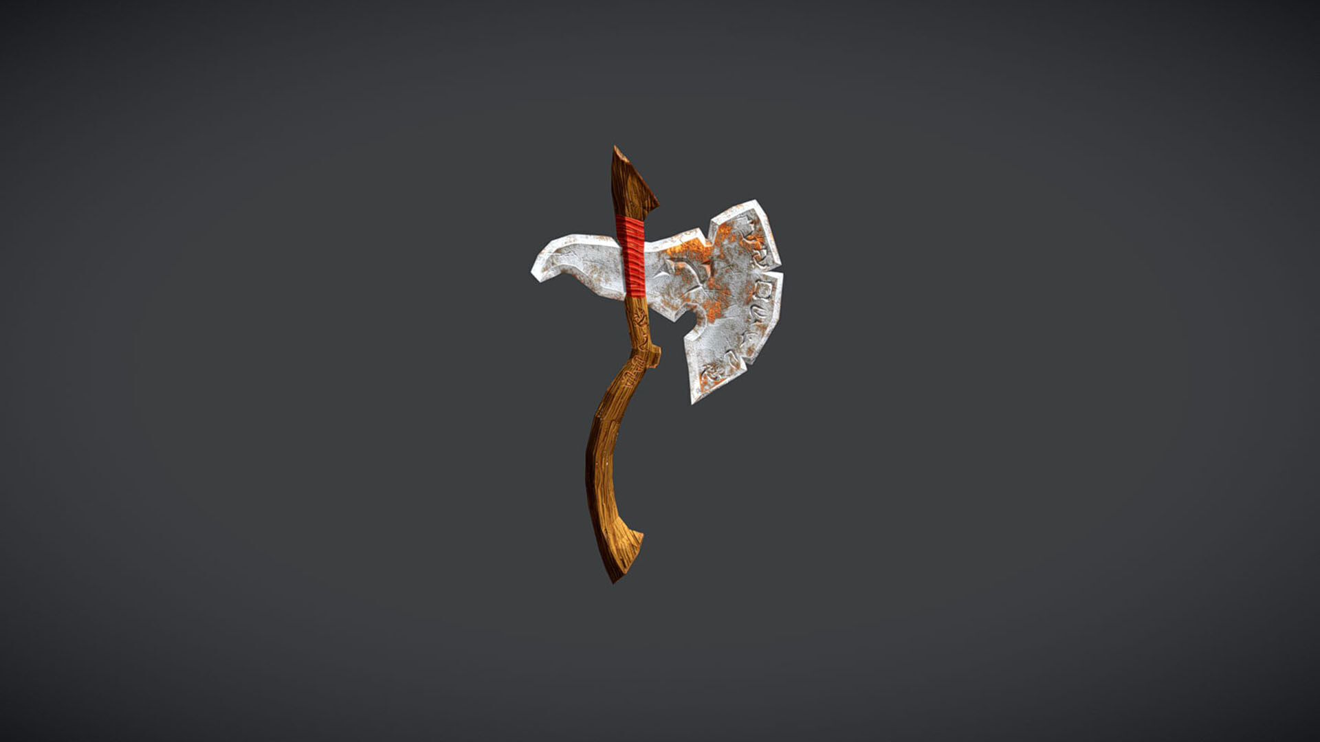 Stylized Weapons Set  Low-poly 3D model_3