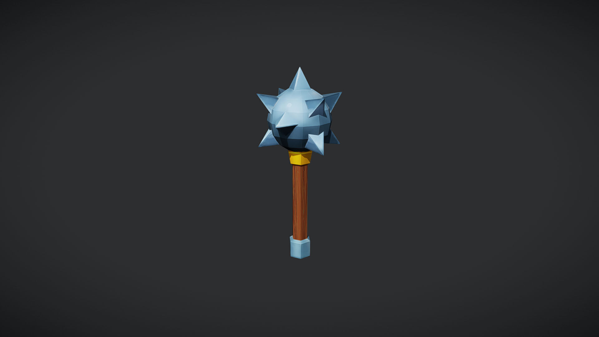 Stylized Weapons Set  Low-poly 3D model_13