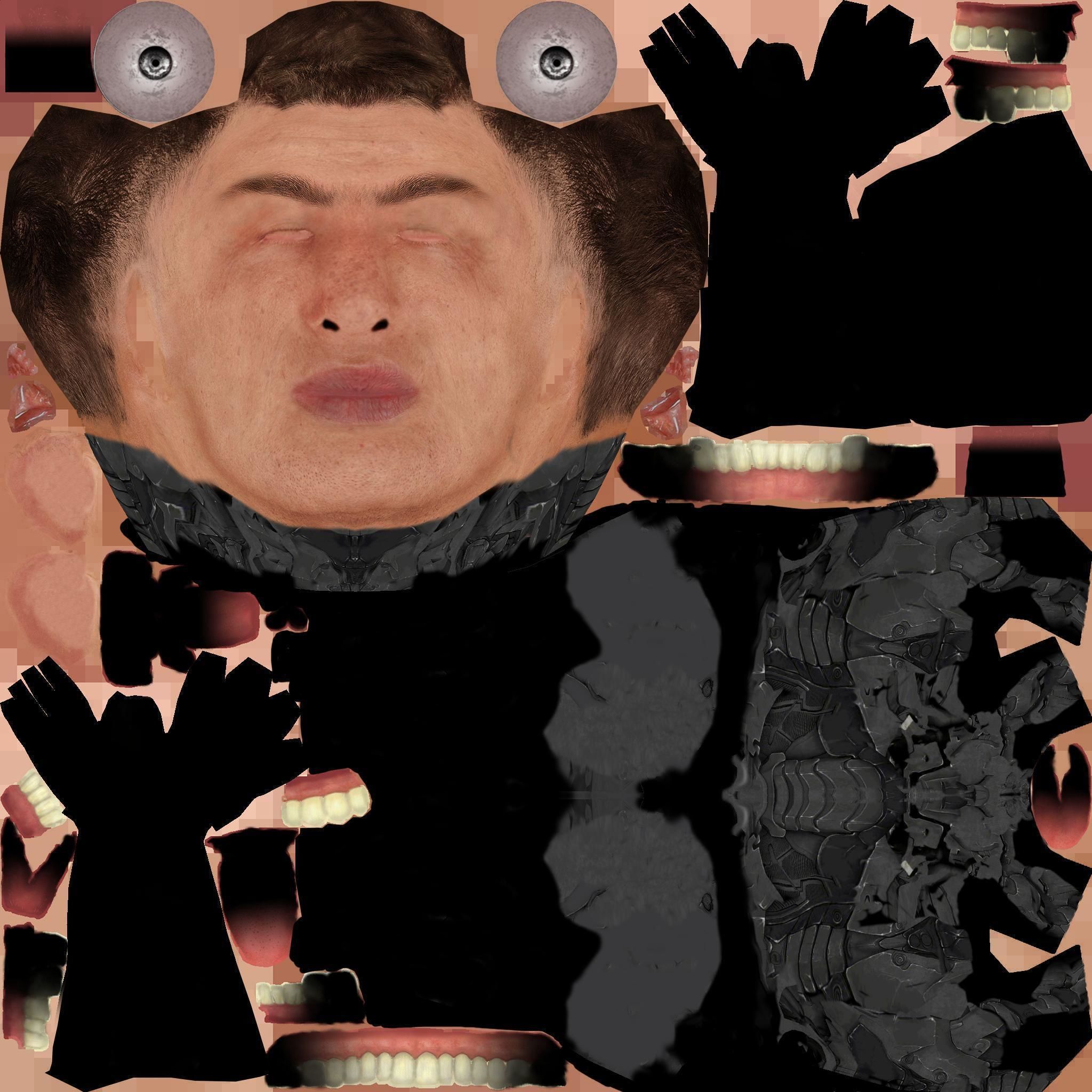 future mercenary Free low-poly 3D model_3