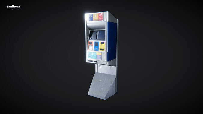 Ticket Machine 01 3D model
