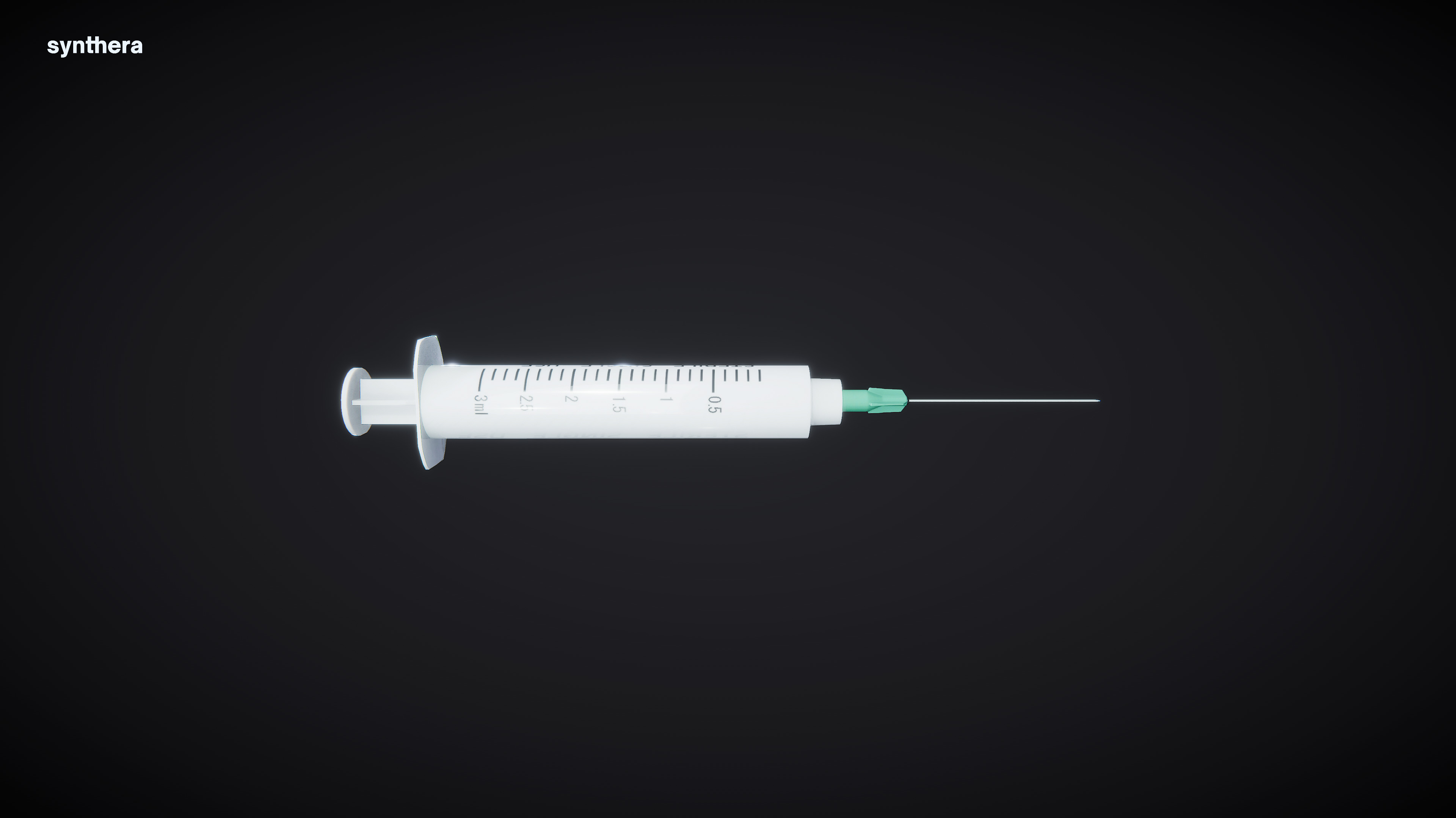 Syringe Tube 01 3D model_2