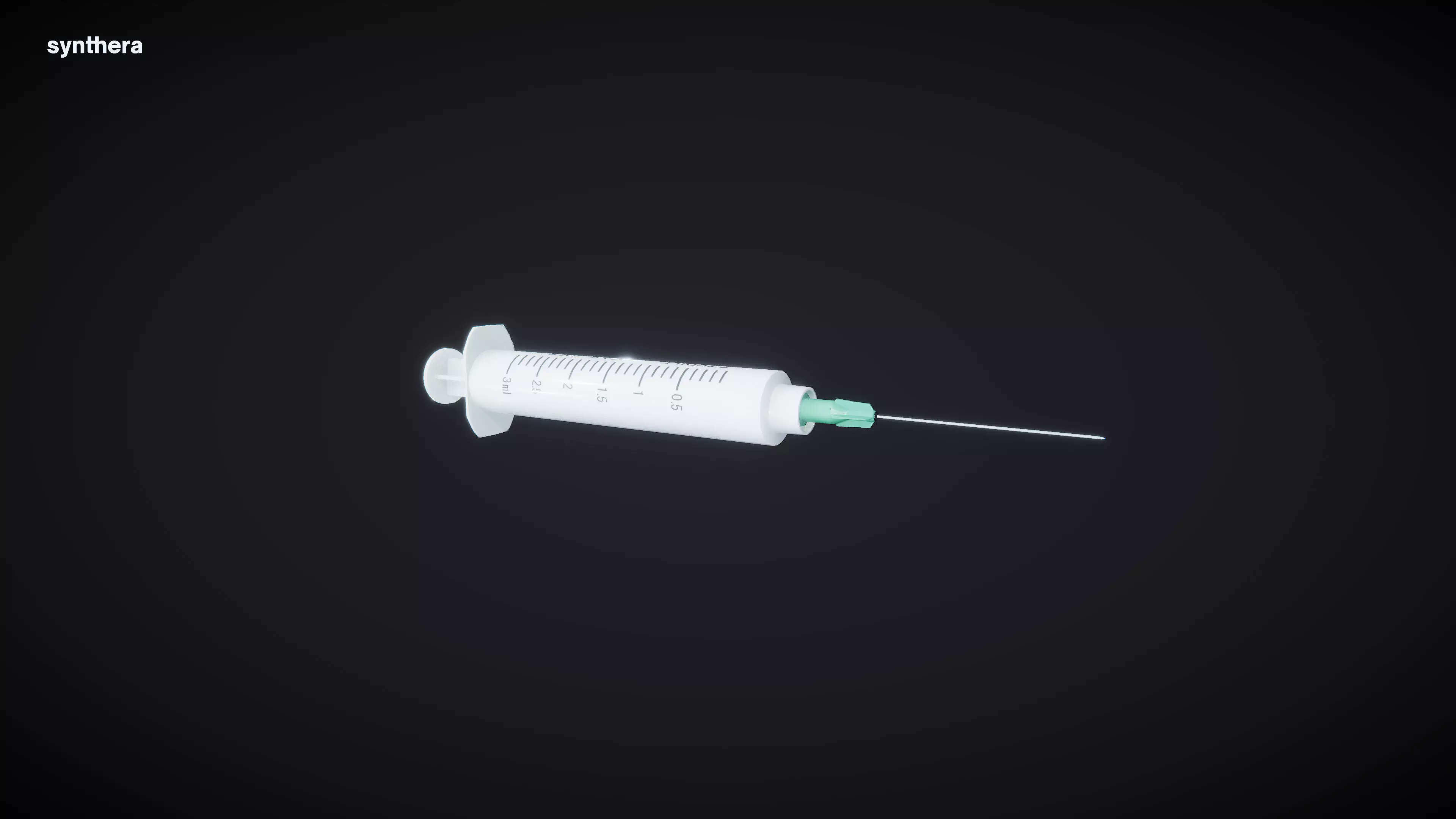 Syringe Tube 01 3D model_0