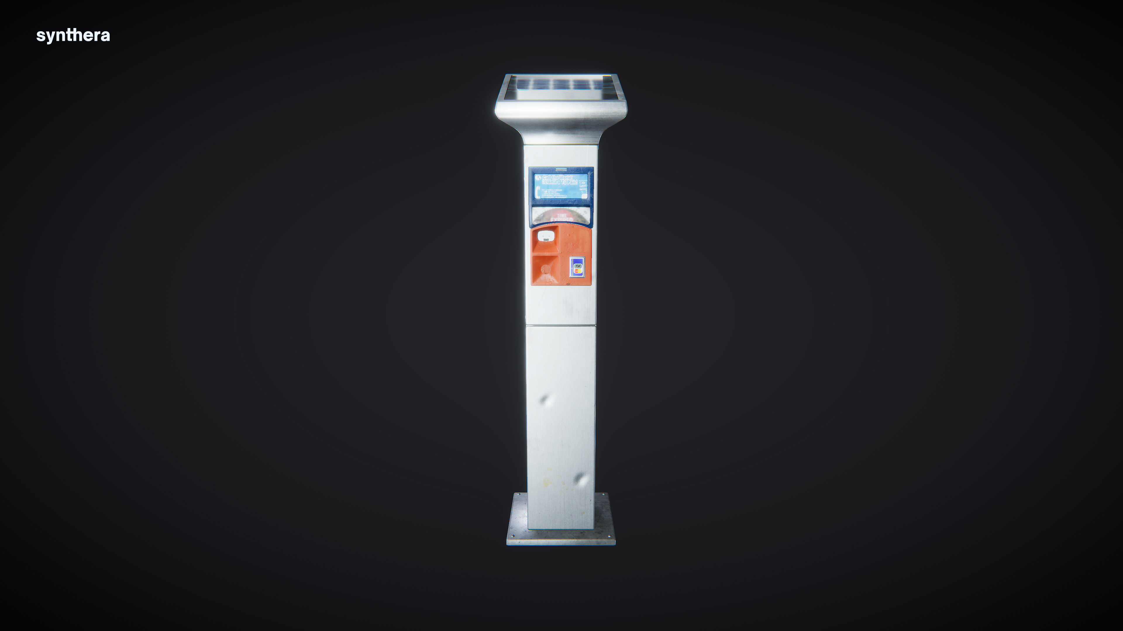 Parking Meter 01 3D model_2
