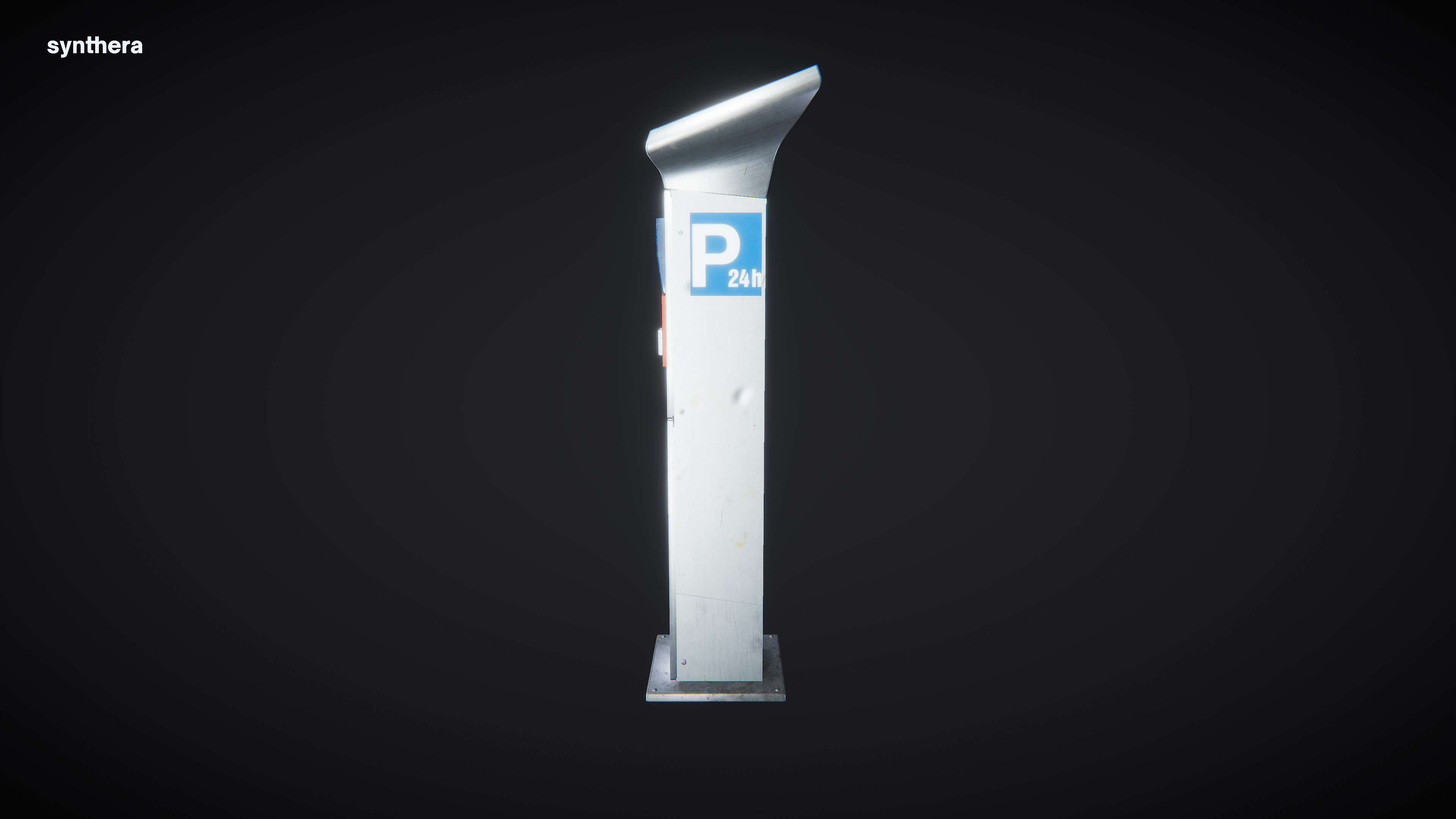 Parking Meter 01 3D model_5