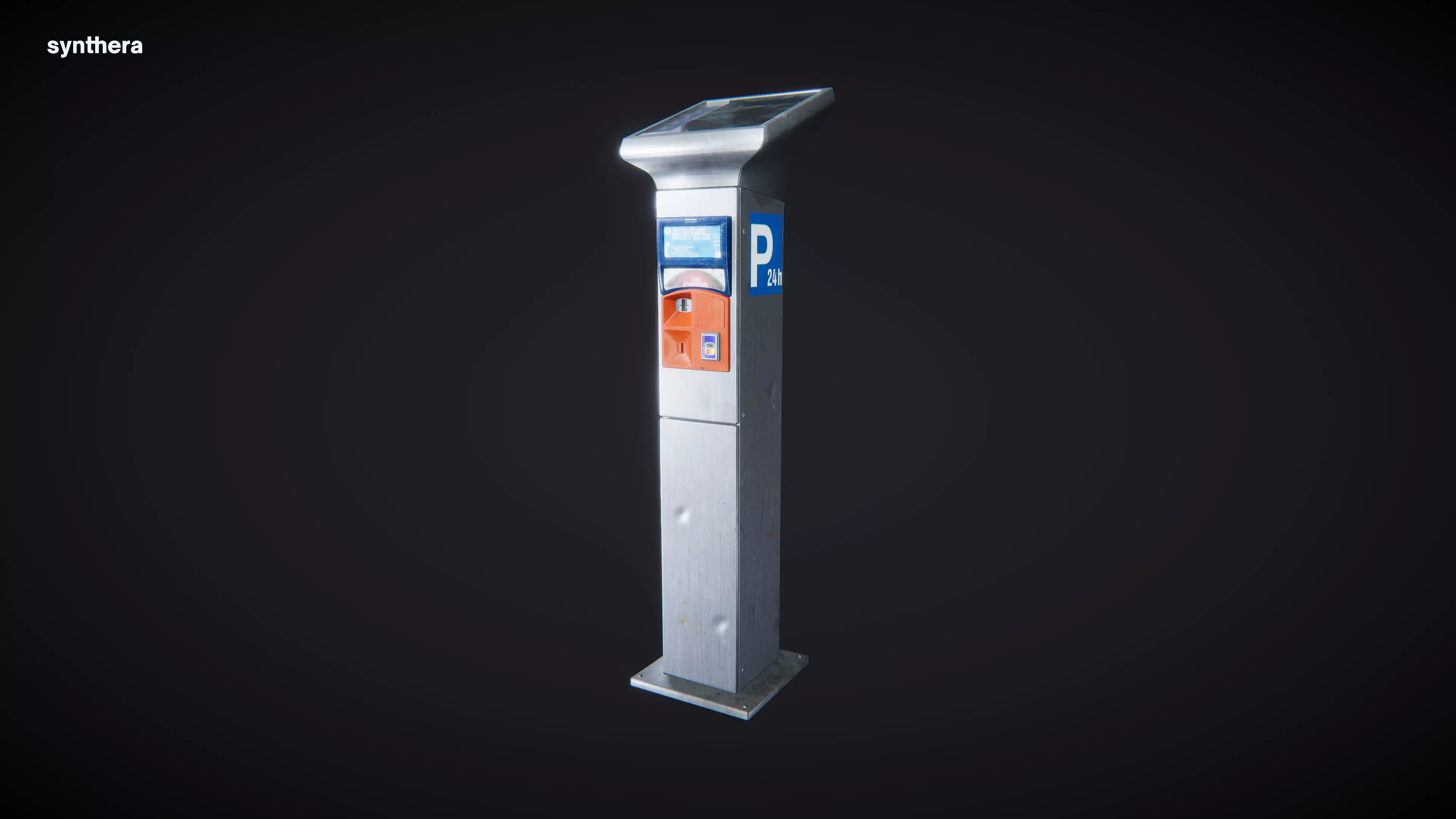 Parking Meter 01 3D model_0