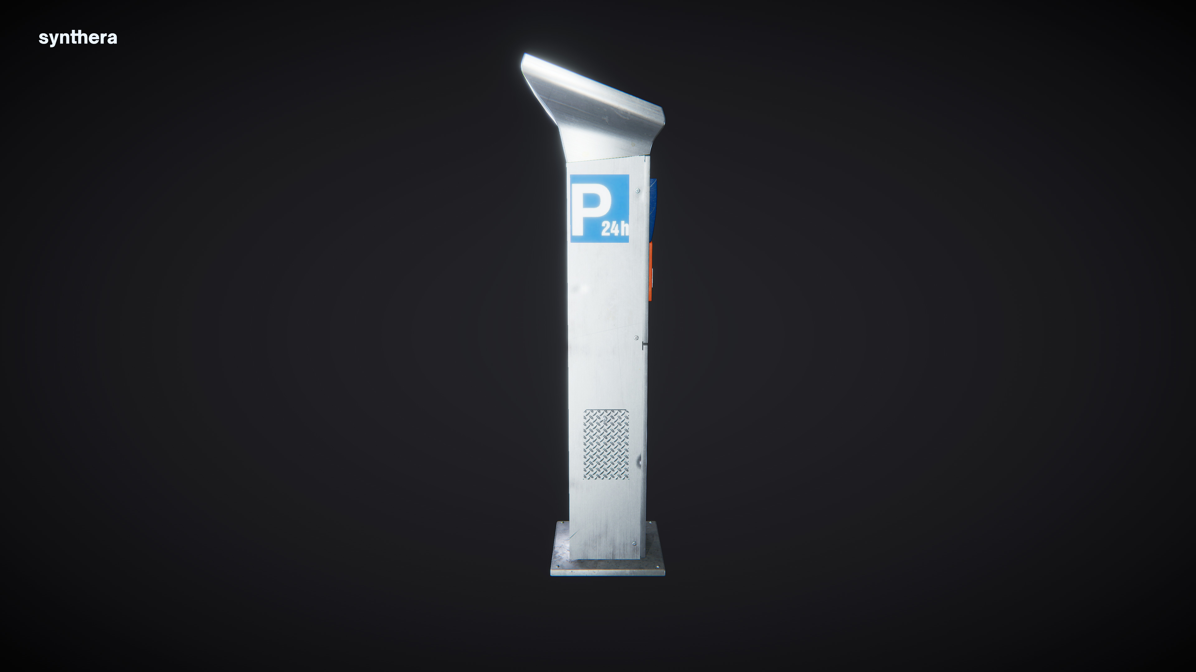 Parking Meter 01 3D model_3