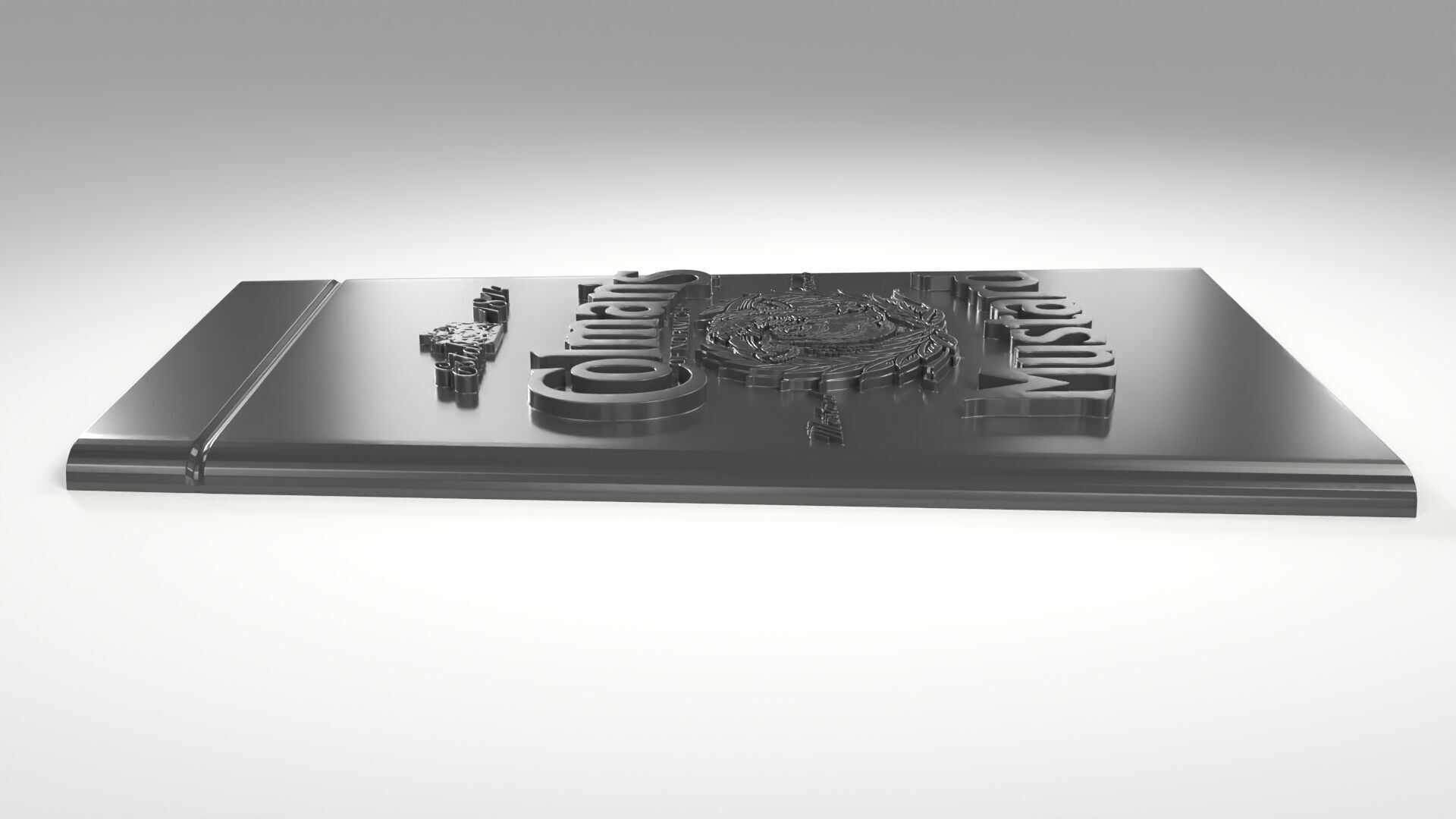 Colmans Mustard Plate 3D print model_3