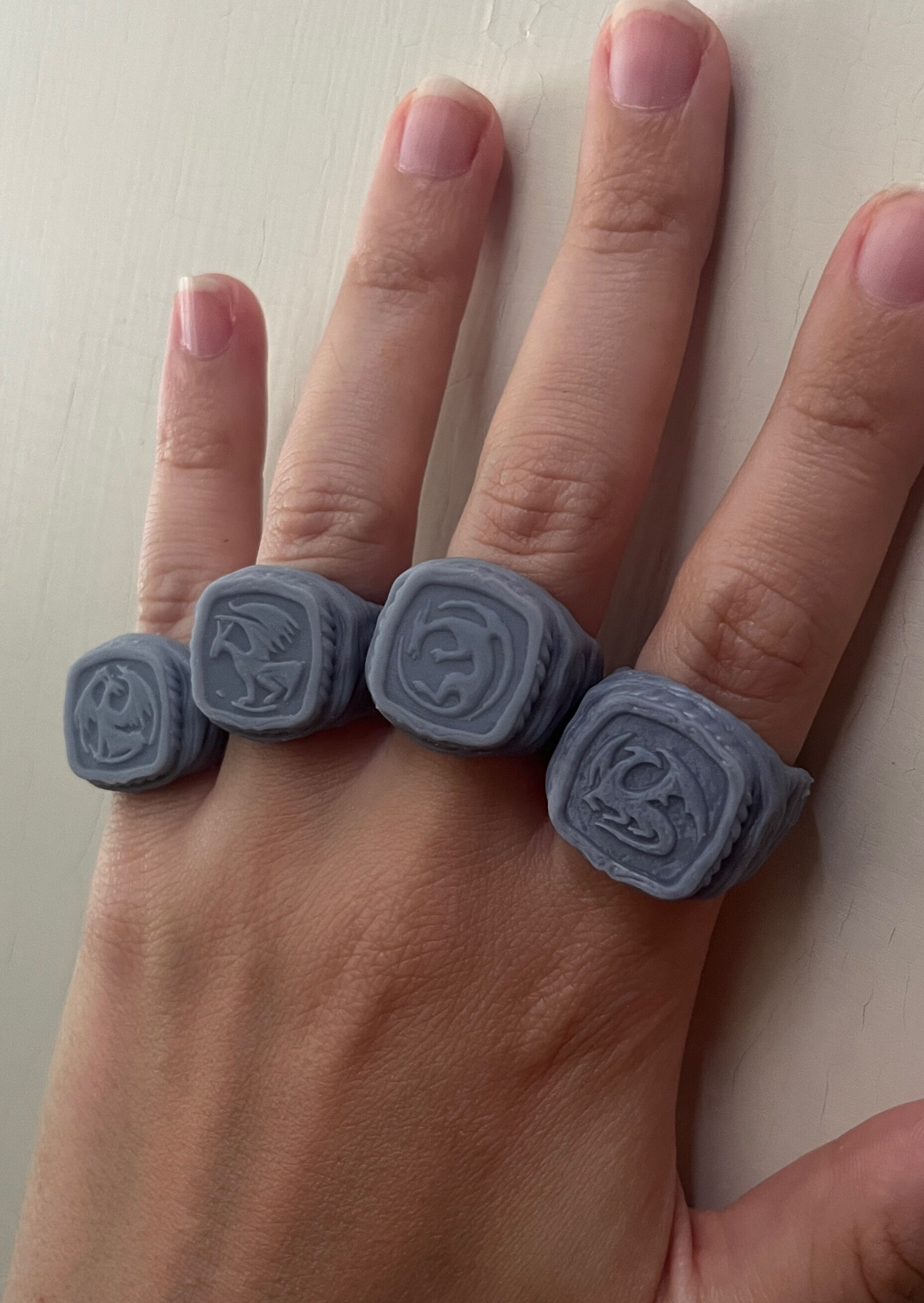 Dark Souls - Bellowing dragoncrest ring 3D print model_16