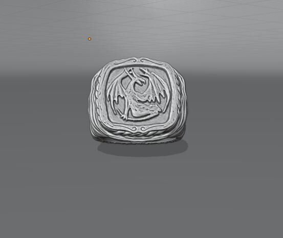 Dark Souls - Bellowing dragoncrest ring 3D print model_12