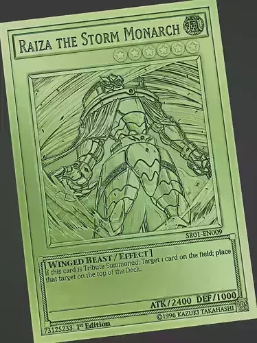 Raiza the Storm Monarch - yu-gi-oh 3D print model