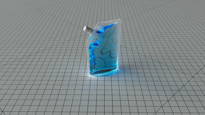 Pouch Bag Corner Spout  3D model