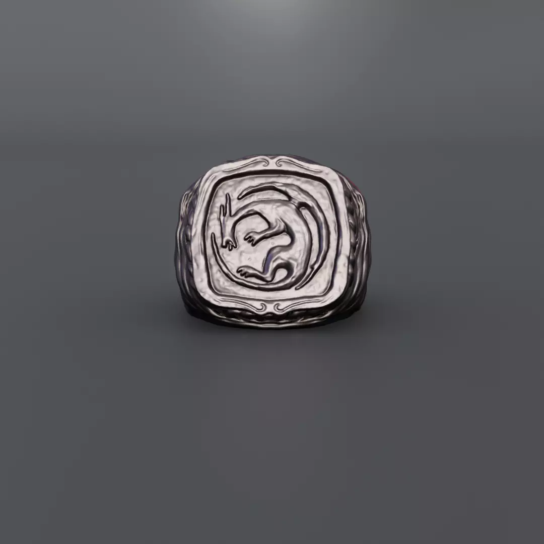 Dark souls - Slumbering dragoncrest ring 3D print model