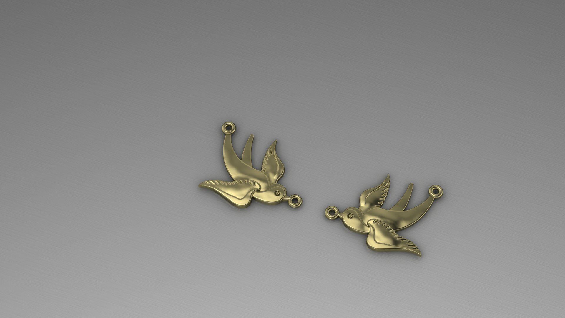 BIRD PENDANT 3D print model 3D print model_3