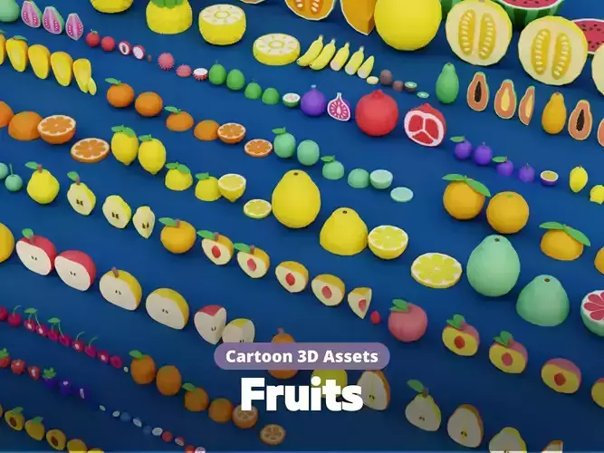 Cartoon Fruit Garden