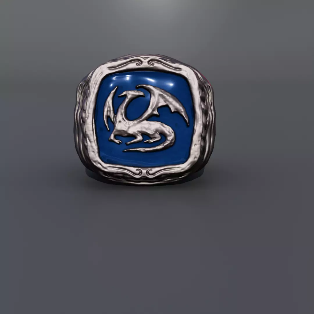 Dark souls - Young dragon ring 3D print model