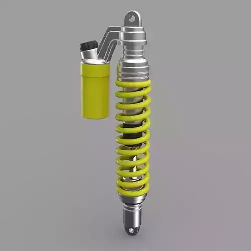 Motorcycle Rear Shock Absorber 3D model