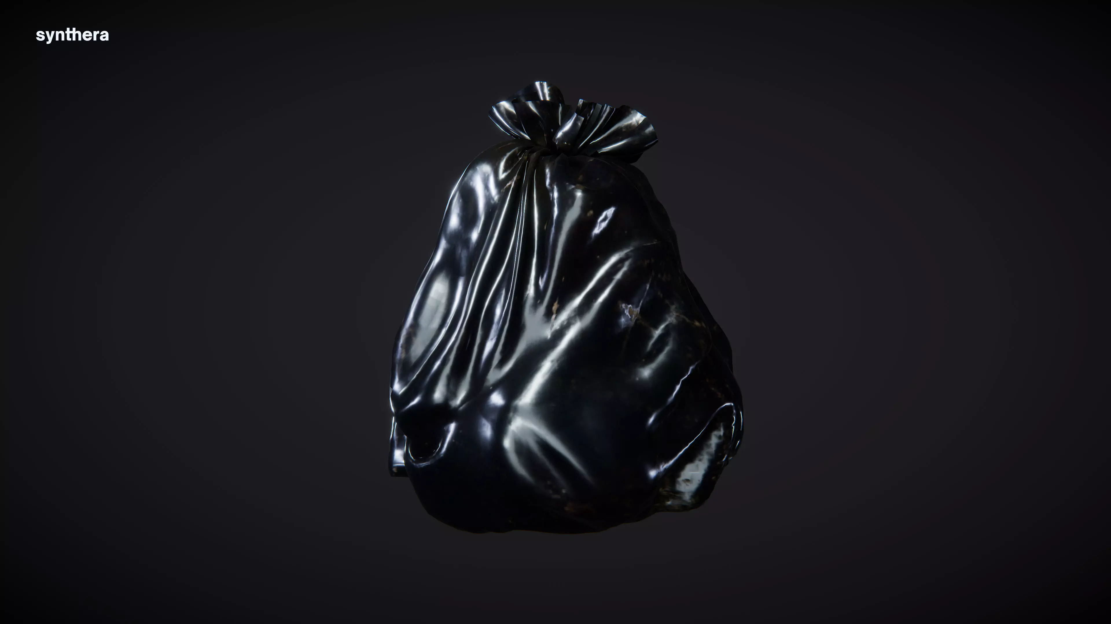 Trash Bag 01 Upright 3D model