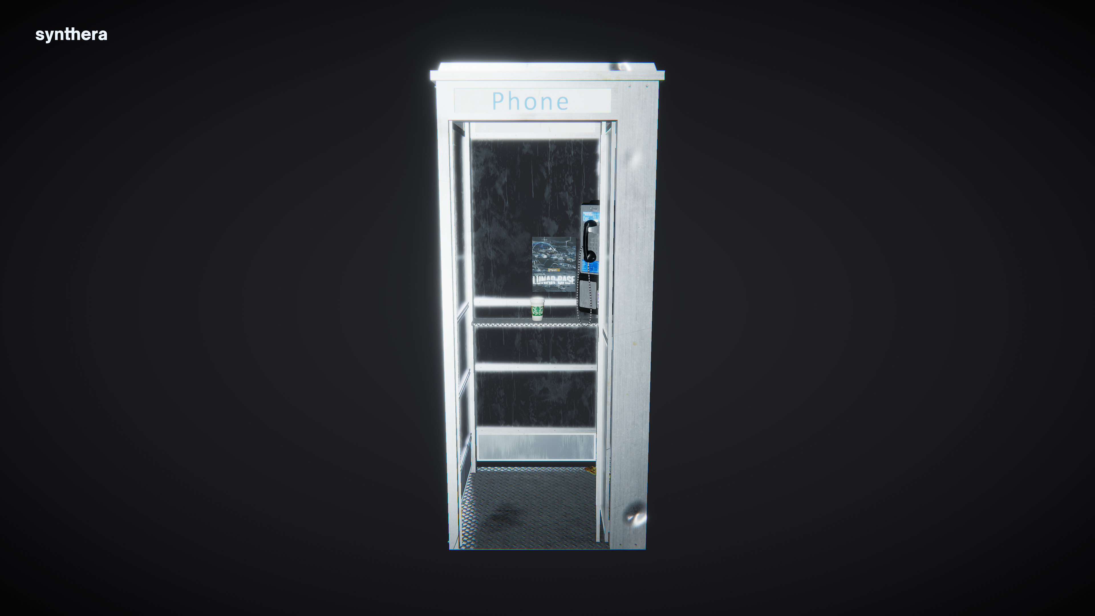 Phone Booth 01 3D model_2