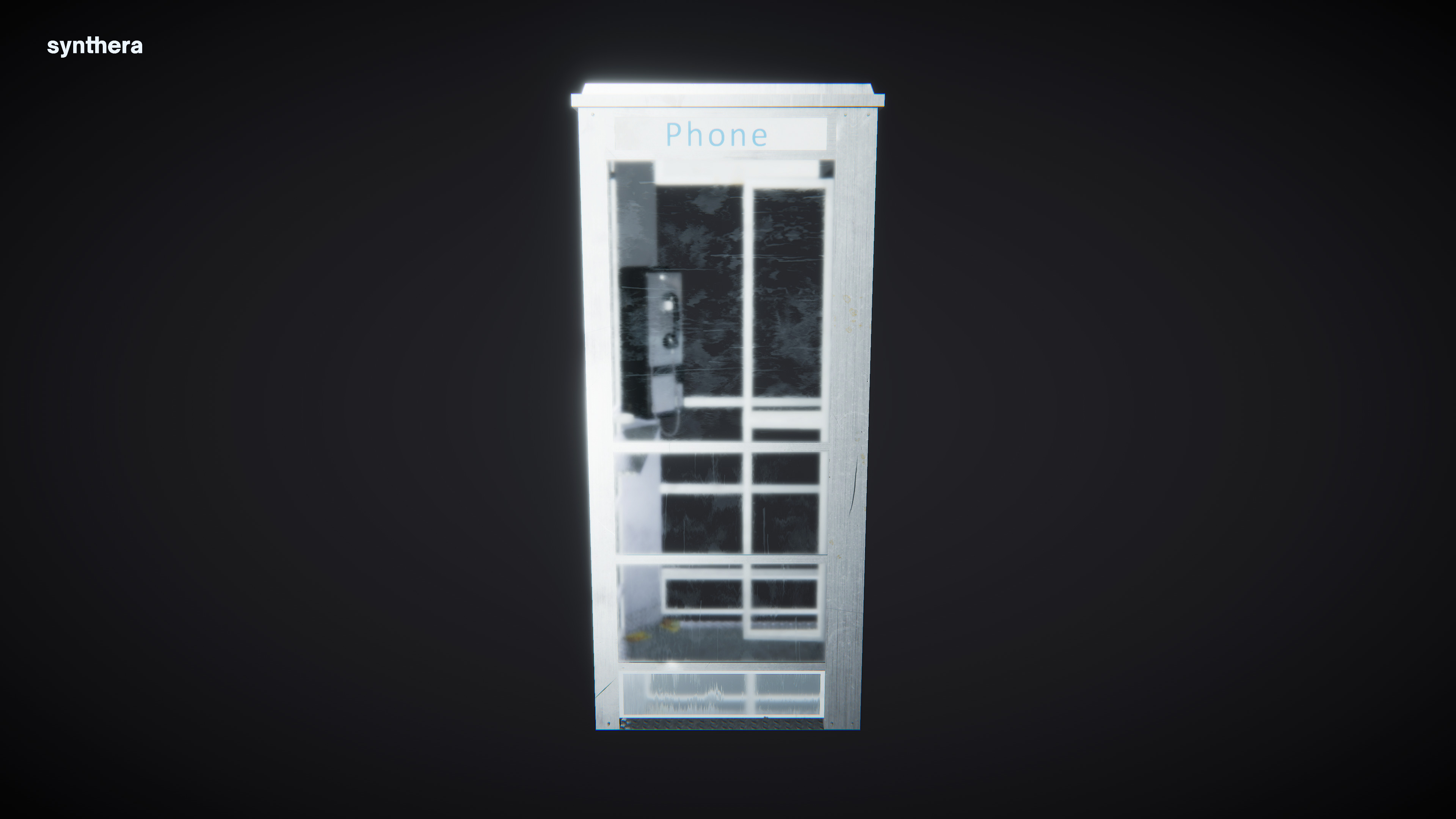 Phone Booth 01 3D model_3