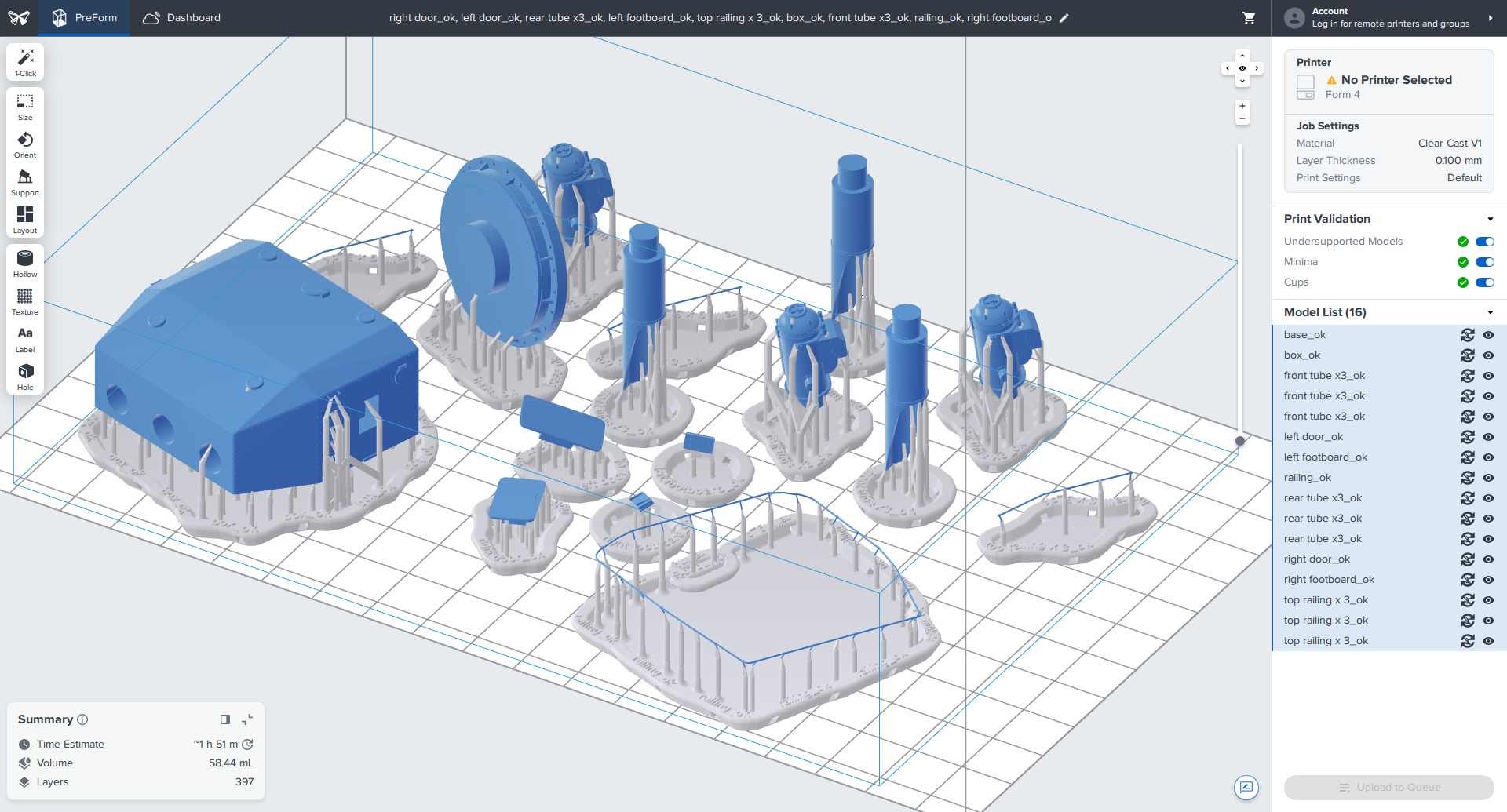 Type93 ww2 japanese torpedo launcher 1-100 scale 3D print model_26