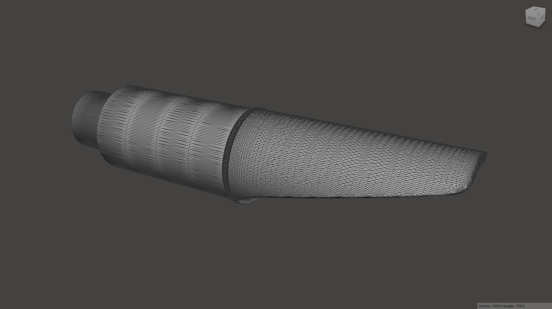 Type93 ww2 japanese torpedo launcher 1-100 scale 3D print model_24