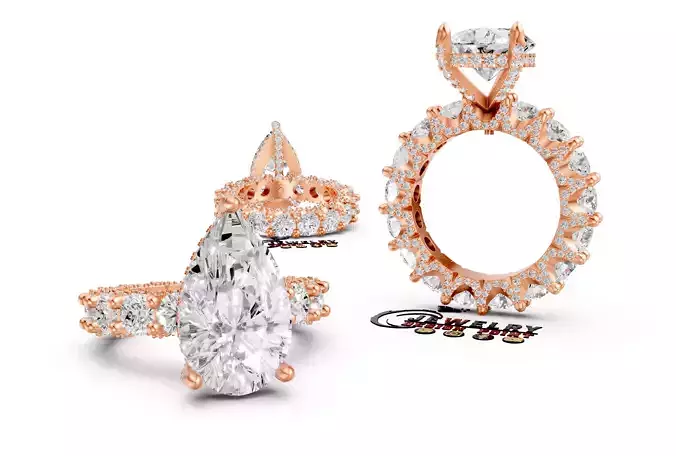 Custom Soliter Wedding Diamond Ring - Engagement Ring