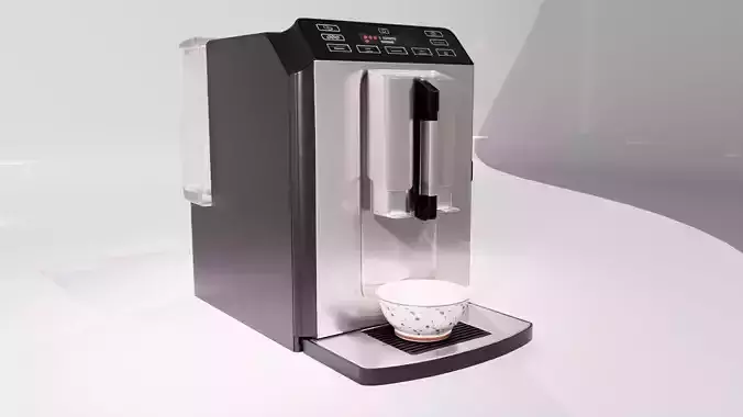Bosch Coffee machine TIS30321RW  Low-poly 3D model