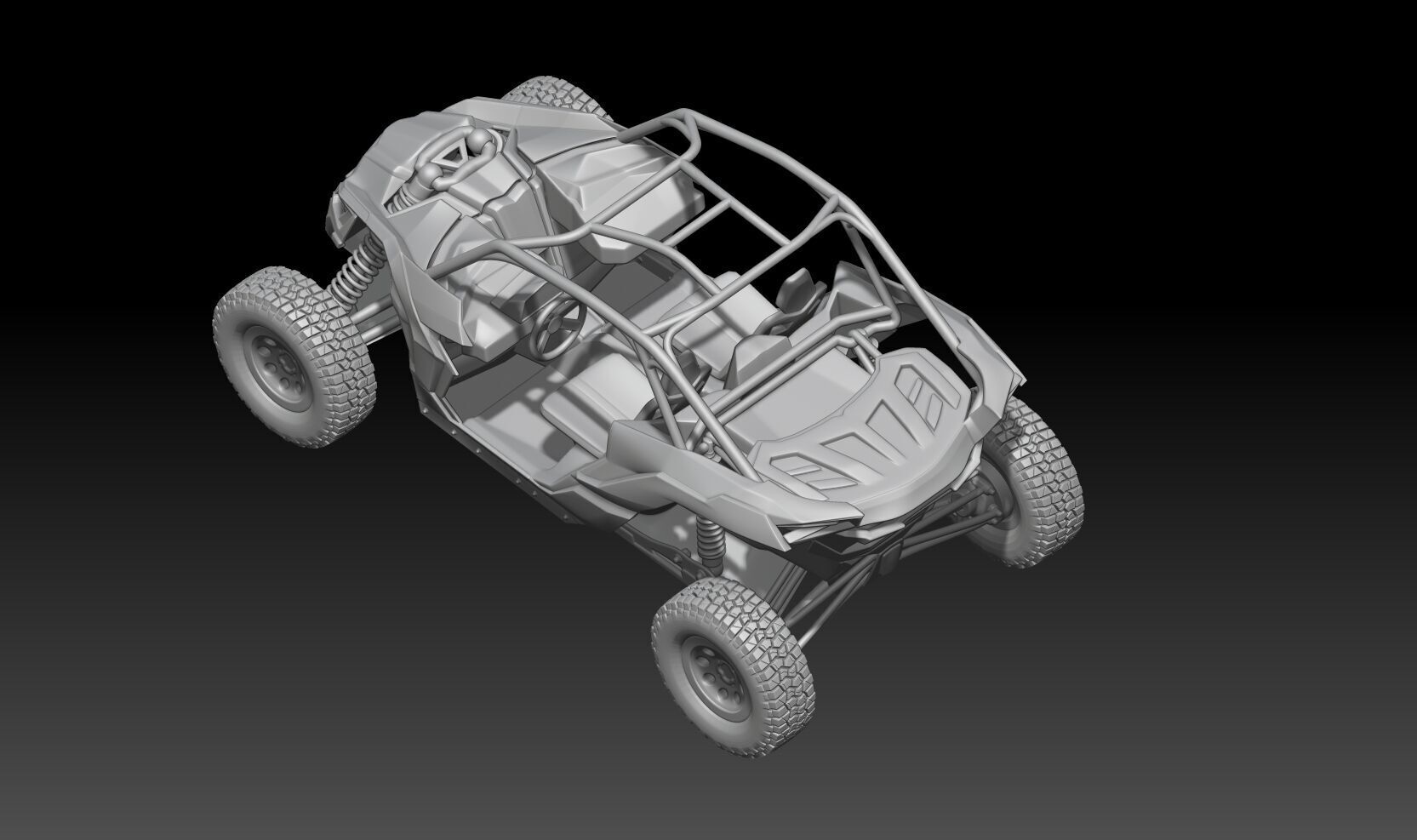off-road vehicle 4x4 3D print model_2