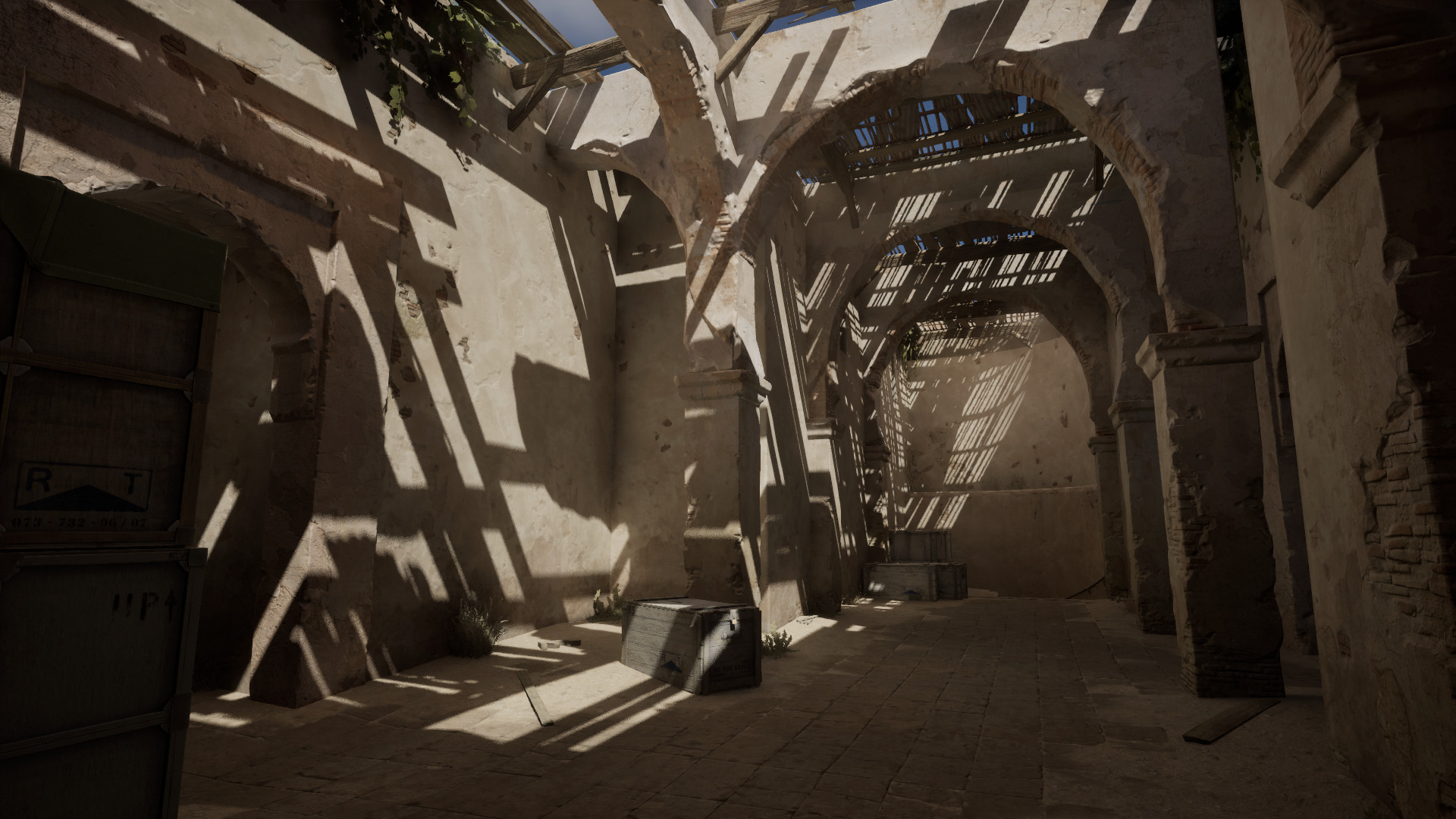 Counter Strike 2 - Dust2 Map Unreal Engine 3D model_4
