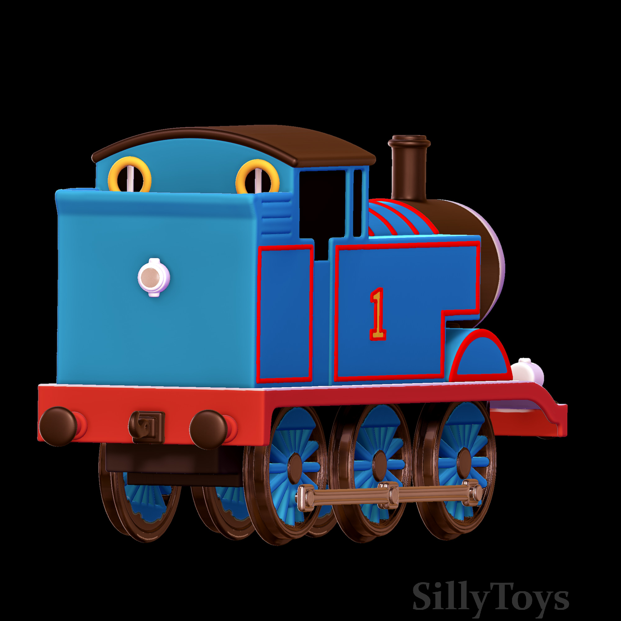 Thomas the Tank Engine 3D print model_3