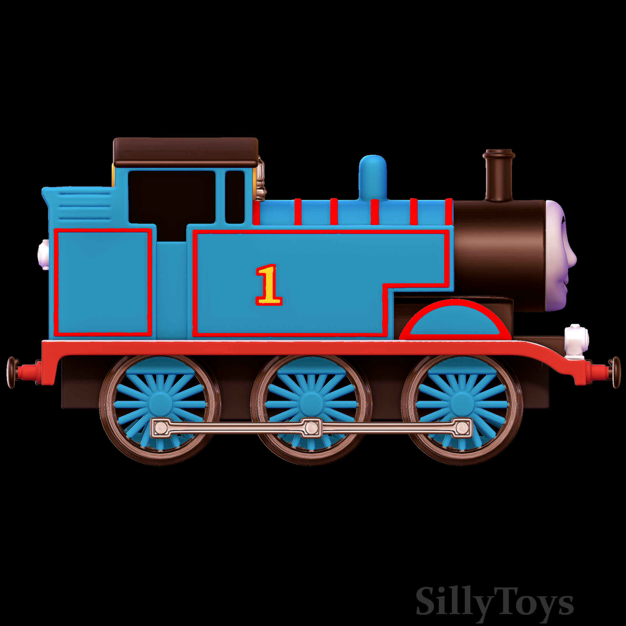 Thomas the Tank Engine 3D print model_2
