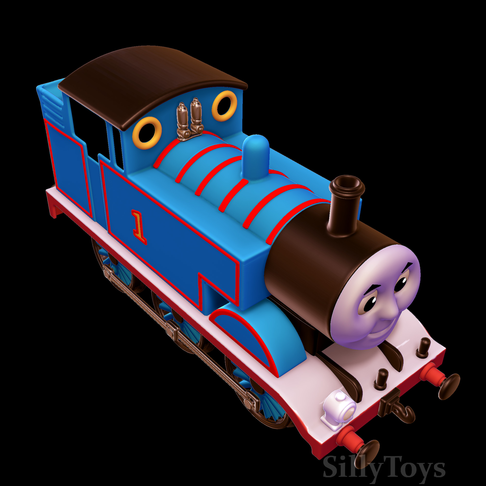 Thomas the Tank Engine 3D print model_4