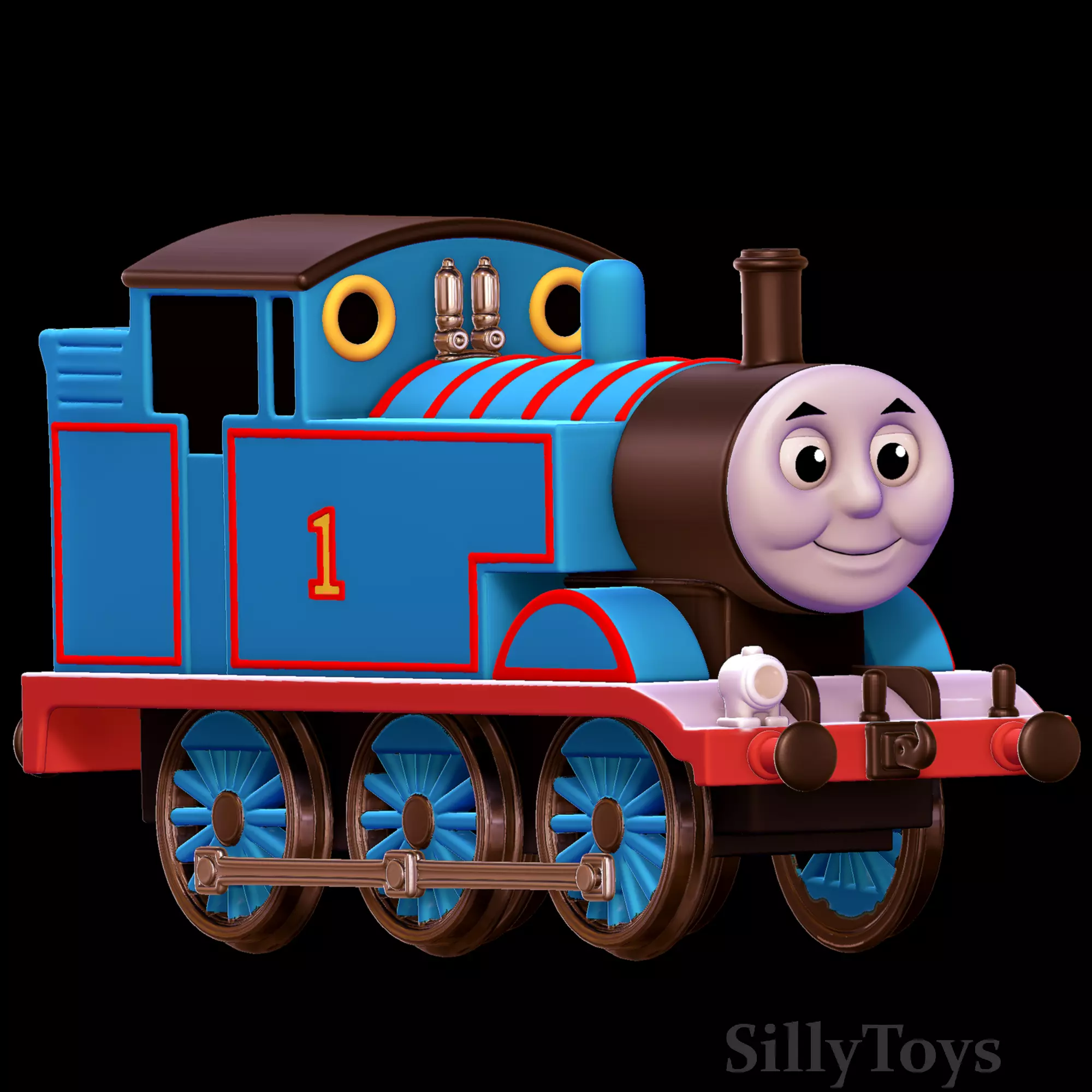 Thomas the Tank Engine 3D print model_0